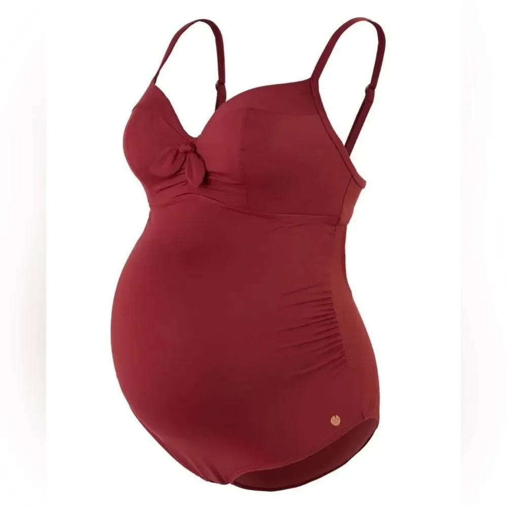 Cache Coeur Underwired Maternity Swimsuit Monaco Terracotta 34G/H - Picture 2 of 8